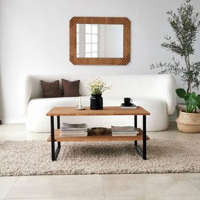 Mesa de Café Neta - Carvalho - 85x40x60 cm