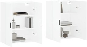 Armários de parede 2 pcs 69,5x34x90 cm branco
