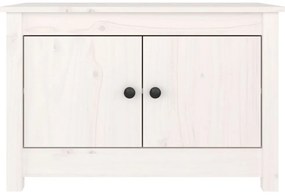 Sapateira 70x38x45,5 cm pinho maciço branco