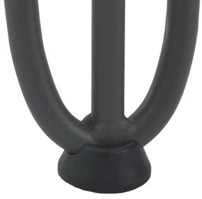 Pernas de grampo para mesa de centro 4 peças antracite 30 cm aço maciç