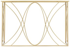 MESA CONSOLA EXY 120X40X80 CM DOURADO
