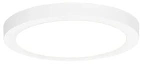 Foco embutido ou de superfície branco 22 cm com LED dimmer 3 etapas - Trans Moderno