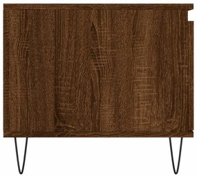 Mesa de centro 100x50x45 cm derivados madeira carvalho castanho