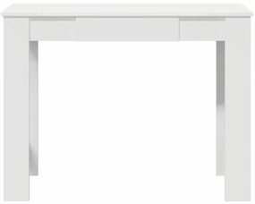 Secretária 100x45x75 cm derivados de madeira branco