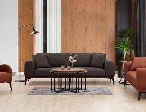 Sofá de 3 Lugares Kenzo – Cinza – 235x90x80 cm