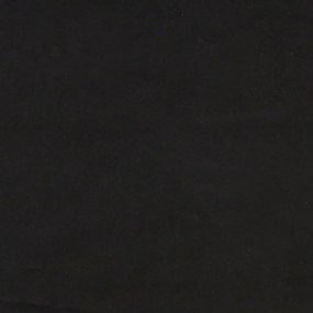 Sofá-cama com colchão 90x200 cm veludo preto