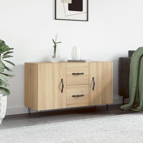 828167 vidaXL Aparador 100x36x60 cm derivados de madeira carvalho sonoma