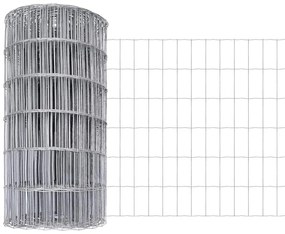 Cerca Europeia com 13 postes de 0,4 x 25m em aço galvanizado