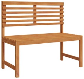 vidaXL Banco de jardim Castanho 100 x 50 x 91cm