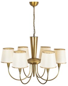 Candeeiro de Teto Pardo – Antique – Diâmetro 75 cm, Altura 85 cm