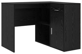 Mesa de Canto Carvalho Preto 102x88x75 cm Madeira Ingenheirada