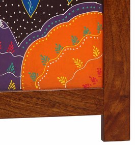 Divisor de Ambiente 3 Painéis Castanho Mel 35x1.5x160 cm Madeira Sólid