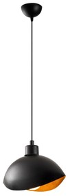 Candeeiro Suspenso Sivani – Preto – 28 x 15 cm