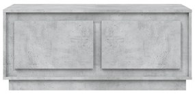 Mesa de centro 102x50x44 cm derivados de madeira cinza cimento