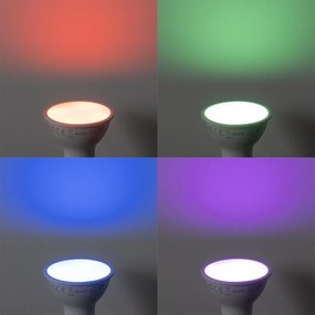 Set van 5 GU10 50mm LED lampen helder 4.7W 400 lm 2200-2400K