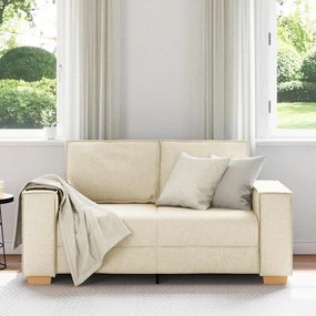 Sofá de 2 lugares em linho 120 cm