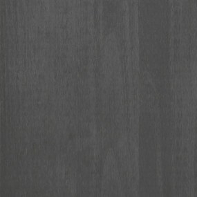 Mesas cabeceira HAMAR 2pcs 40x35x44,5 pinho maciço cinza-escuro