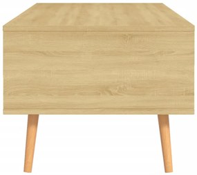 Mesa de centro 100x49,5x43 cm aglomerado cor carvalho sonoma