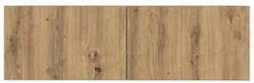 Conjunto de armário TV parede 5 pcs madeira carvalho artisiano