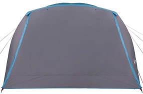 Tenda familiar c/ avançado para 6 pessoas impermeável azul