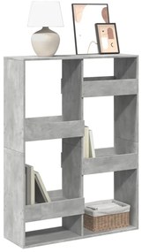 Estante 100x33x135 cm derivados de madeira cinzento cimento