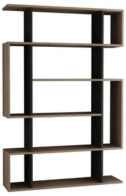 Estante Mito – Carvalho Sonoma e Antracite – 110x161x25,5 cm