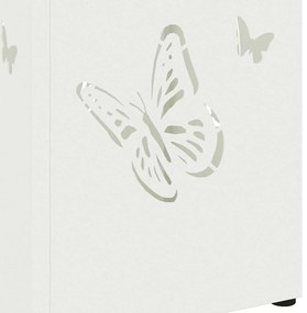 Suporte para Guarda-Chuva Branco Metal Médio