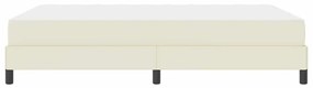Cama Outros Creme 140 x 190 cm Couro sintético