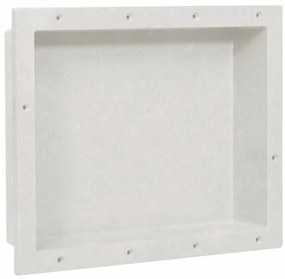 vidaXL Habitáculo de chuveiro 41x51x10 cm branco mate