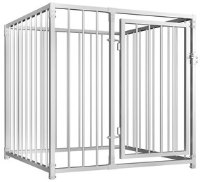 vidaXL Canil de exterior 100x100x100 cm