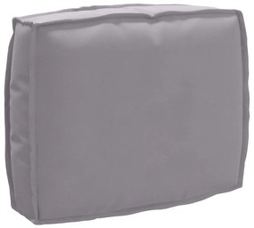 vidaXL Almofada de palete para encosto Cinzeto 50 x 40 x 12 cm