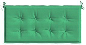 Almofadão p/ banco de jardim 120x50x4cm tecido oxford verde