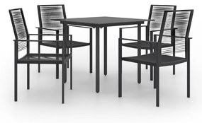 vidaXL 5 pcs conjunto de jantar para jardim