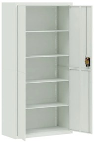 Arquivador 90x40x220 cm aço cinzento-claro