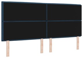 Cabeceira Design Lines Azul 200 cm Tecido