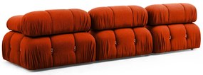Sofá de Canto Bubble – Vermelho Telha – 288 cm x 190 cm