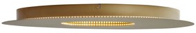 Plafond moderno dourado 60cm incl. LED regulável em 3 níveis - Morning Moderno