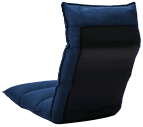 Colchão dobrável tecido azul