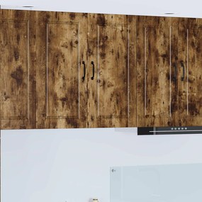 vidaXL Armário de Cozinha com porta Carvalho Defumado 80 x 31 x 80 cm