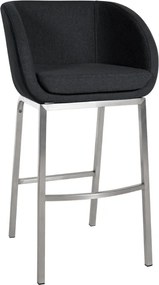 Banco de bar Rockhill E Feltro antracite