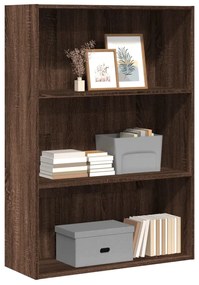 vidaXL Estante 80x30x114 cm derivados de madeira carvalho castanho