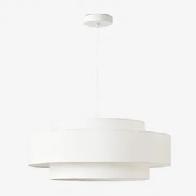 Lâmpada De Teto Pendente Lumira Branco & Ø40 Cm - Sklum