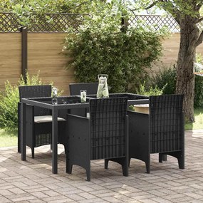 vidaXL Cadeira de Jardim 4 pcs Antracite 53 x 49 x 85 cm PP