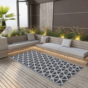 Tapete de exterior 80x150 cm ARAKIL PP preto