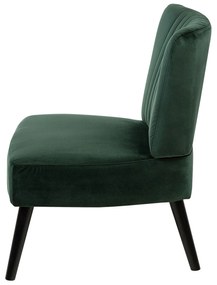 Poltrona em veludo verde VAASA Beliani