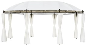 vidaXL Gazebo branco-nata 530 x 350 x 265 cm