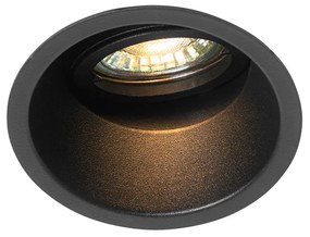 Foco embutido moderno preto rotativo e inclinável - Alloy Moderno