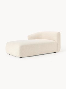Módulo de canto chaise longue em bouclé Sofia