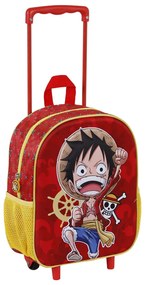 Mochila infantil Trolley 3D Luffy One piece 34cm KARACTERMANIA