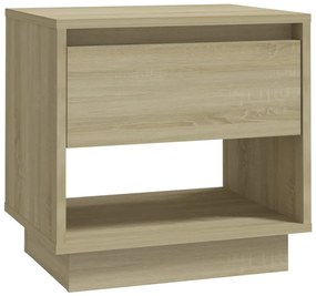 Mesas de cabeceira 2 pcs derivados de madeira carvalho sonoma